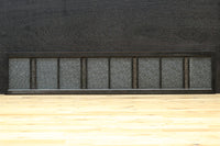 稀少アンバーガラスで華やかな印象を放つダイヤガラス入り欄間 EZ2602ab 在庫(a:1 b:1)枚