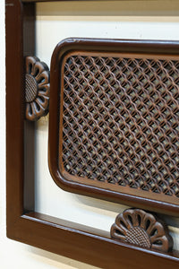 小さく繊細な青海波を敷き詰めた極上和モダンな欄間 EZ2604 在庫1枚