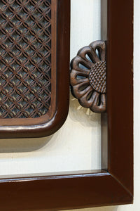 小さく繊細な青海波を敷き詰めた極上和モダンな欄間 EZ2604 在庫1枚