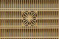 組子模様が上品な凛とした雰囲気を纏う欄間 EZ2605 在庫1枚