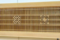 組子模様が上品な凛とした雰囲気を纏う欄間 EZ2605 在庫1枚