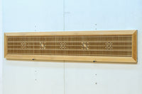 組子模様が上品な凛とした雰囲気を纏う欄間 EZ2605 在庫1枚