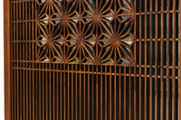 角麻の葉組子模様が華やかさを添えたガラス入り小型建具 EZ2609 在庫1枚