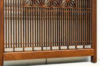 角麻の葉組子模様が華やかさを添えたガラス入り小型建具 EZ2609 在庫1枚