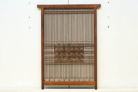 角麻の葉組子模様が華やかさを添えたガラス入り小型建具 EZ2609 在庫1枚