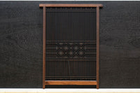 角麻の葉組子模様が華やかさを添えたガラス入り小型建具 EZ2609 在庫1枚