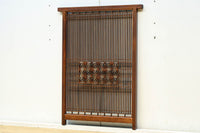 角麻の葉組子模様が華やかさを添えたガラス入り小型建具 EZ2609 在庫1枚