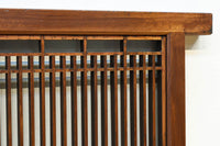 角麻の葉組子模様が華やかさを添えたガラス入り小型建具 EZ2609 在庫1枚