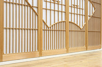 扇窓絵が上品な書院セット EZ2610 在庫4枚1組