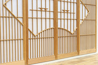 扇窓絵が上品な書院セット EZ2610 在庫4枚1組