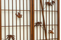 古色を帯びた風情溢れる竹雀の書院セット EZ2612 在庫3枚一組