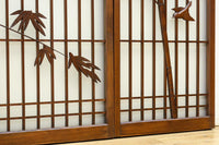 古色を帯びた風情溢れる竹雀の書院セット EZ2612 在庫3枚一組