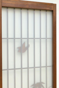 古色を帯びた風情溢れる竹雀の書院セット EZ2612 在庫3枚一組