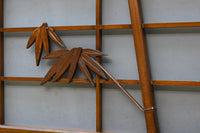 古色を帯びた風情溢れる竹雀の書院セット EZ2612 在庫3枚一組