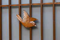 古色を帯びた風情溢れる竹雀の書院セット EZ2612 在庫3枚一組