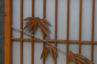 古色を帯びた風情溢れる竹雀の書院セット EZ2612 在庫3枚一組