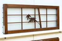 古色を帯びた風情溢れる竹雀の書院セット EZ2612 在庫3枚一組