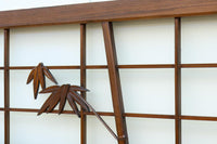 古色を帯びた風情溢れる竹雀の書院セット EZ2612 在庫3枚一組