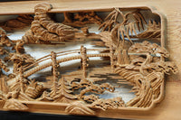 Deeply carved transom EZ2639ab