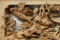 Deeply carved transom EZ2639ab