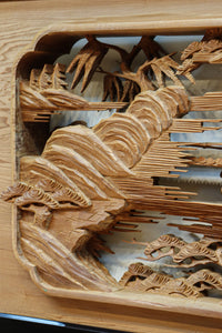 Deeply carved transom EZ2639ab