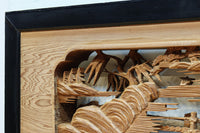 Deeply carved transom EZ2639ab