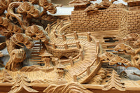 Deeply carved transom EZ2639ab