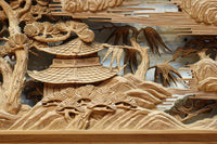 Deeply carved transom EZ2639ab