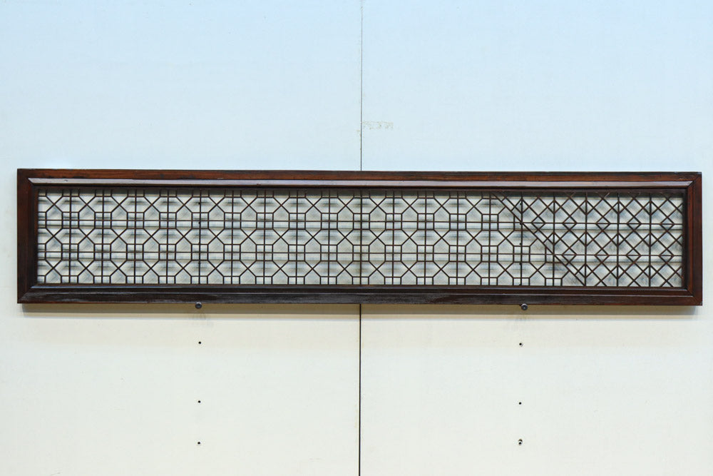 蜀江組子で埋め尽くした稀少欄間 EZ2667 在庫1枚 – 古福庵