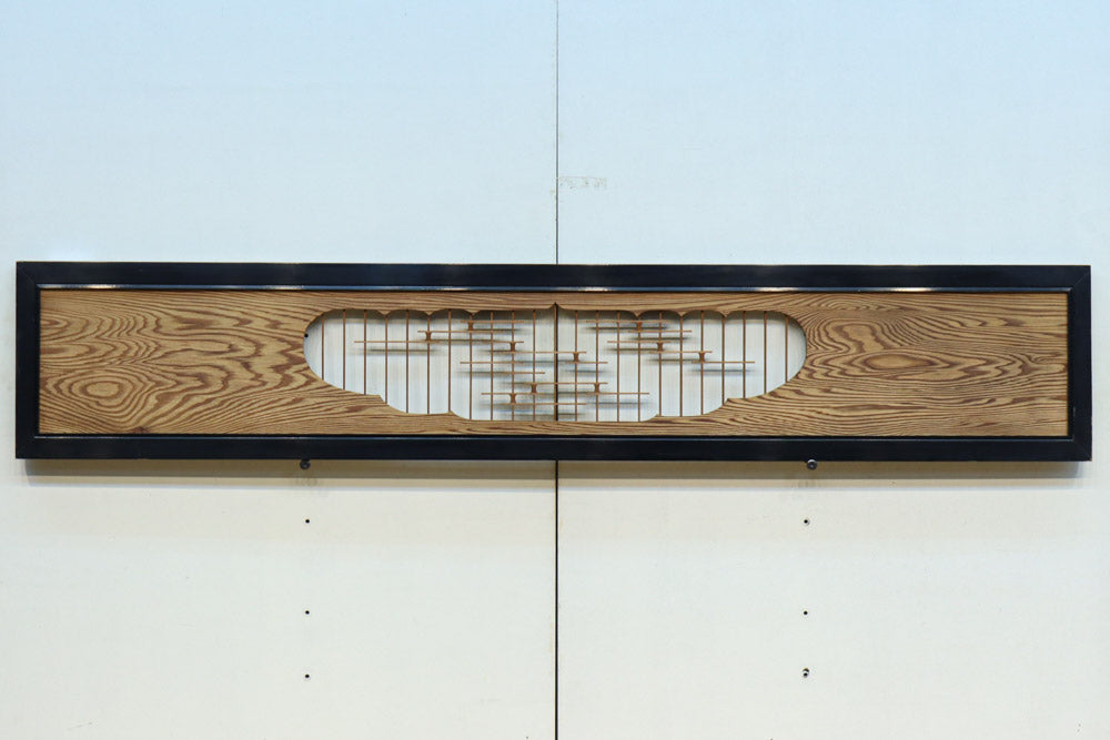 風情ある窓絵が浮かぶ欄間 EZ2668 在庫1枚 – 古福庵 [ KOFUKUAN