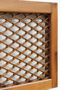 Lattice transom with kumiko work EZ2707