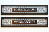 窓絵に穏やかな風景が広がる欄間 EZ2723ab 在庫(a:1 b:1)枚