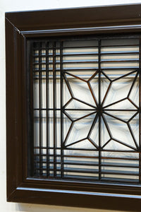 窓絵に穏やかな風景が広がる欄間 EZ2723ab 在庫(a:1 b:1)枚