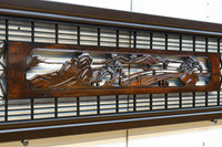 窓絵に穏やかな風景が広がる欄間 EZ2723ab 在庫(a:1 b:1)枚