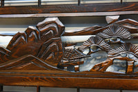 窓絵に穏やかな風景が広がる欄間 EZ2723ab 在庫(a:1 b:1)枚