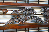 窓絵に穏やかな風景が広がる欄間 EZ2723ab 在庫(a:1 b:1)枚