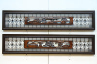 窓絵に穏やかな風景が広がる欄間 EZ2723ab 在庫(a:1 b:1)枚