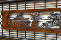 窓絵に穏やかな風景が広がる欄間 EZ2723ab 在庫(a:1 b:1)枚