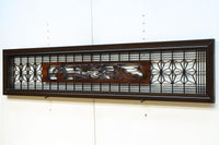 窓絵に穏やかな風景が広がる欄間 EZ2723ab 在庫(a:1 b:1)枚