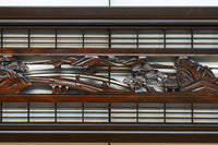 窓絵に穏やかな風景が広がる欄間 EZ2723ab 在庫(a:1 b:1)枚