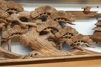 Deeply carved transom EZ2730ab