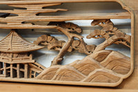 Deeply carved transom EZ2730ab