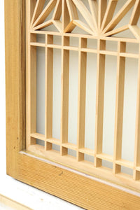 Small carved Ranma with glass EZ2781ab