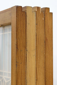 Small carved Ranma with glass EZ2781ab