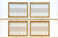 Small carved Ranma with glass EZ2781ab