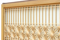 Small carved Ranma with glass EZ2781ab