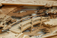 Deeply carved Ranma EZ2782ab