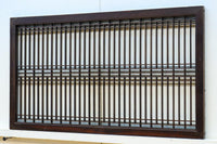 升格子の帯装飾で和の面持ちある小型縦繁欄間 EZ2788 在庫1枚