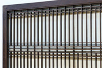 升格子の帯装飾で和の面持ちある小型縦繁欄間 EZ2788 在庫1枚