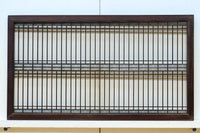 升格子の帯装飾で和の面持ちある小型縦繁欄間 EZ2788 在庫1枚